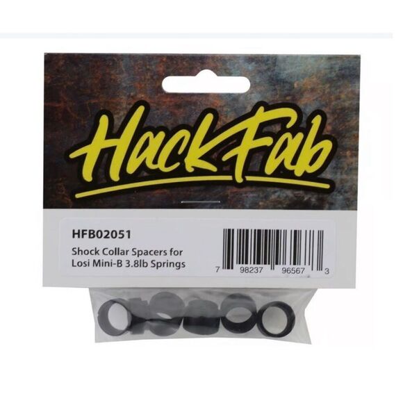 HackFab Losi Mini-B Shock Collar Spacers (3.8lb Springs) [HFB02051] - Picture 2 of 4